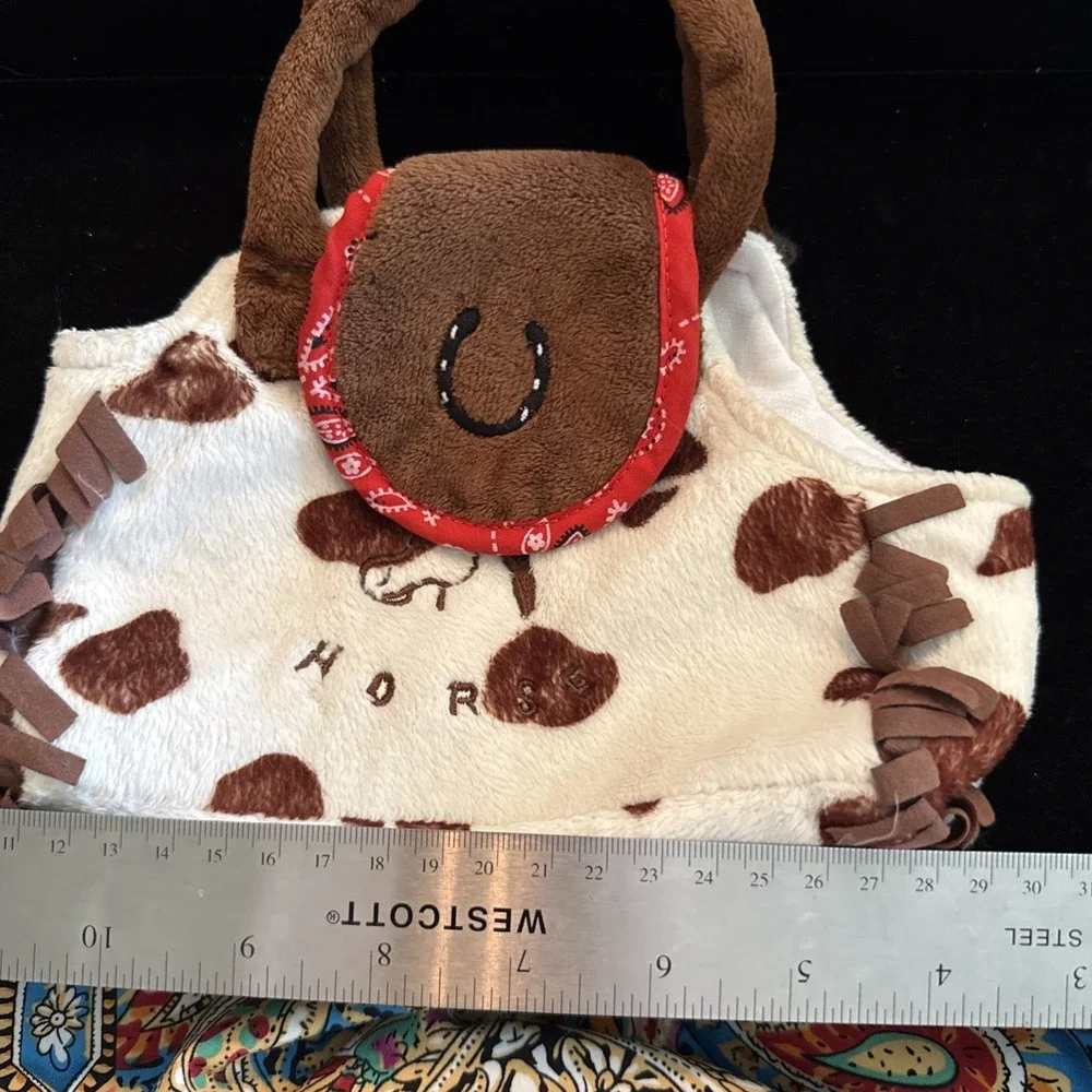 Playmaker Toys I Love My Horse Sewn Print Small Animal Carrier Plush Stuffed4005